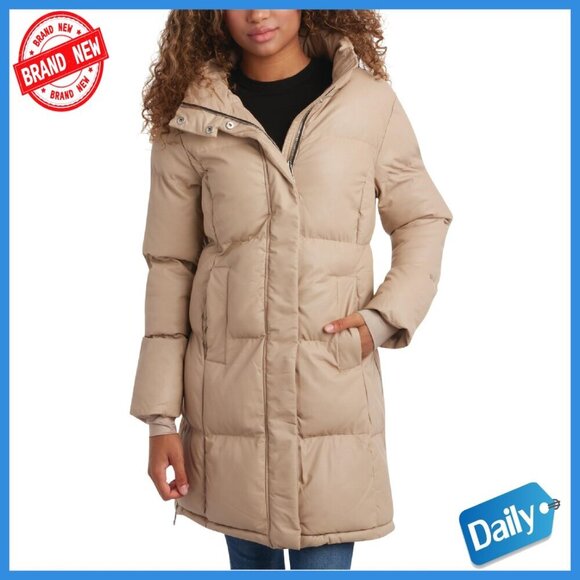 Jackets & Blazers - Long Puffer Jacket Weather-Resistant Insulated Winter Coat S-XL